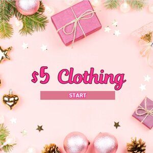 $5 Clothing - Live Listing